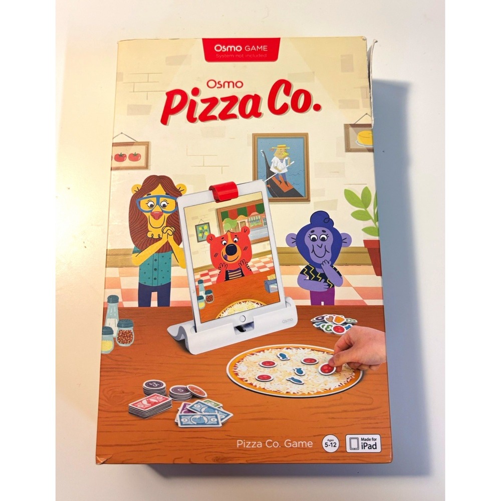 Osmo Pizza Co Game Kit Educational Math Learning Toy TP-OSAP-CC-01 Complete